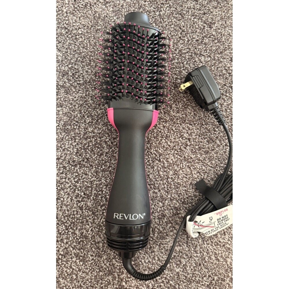 Revlon One Step Volumizer Hair Dryer Hot Air Brush Styler RVDR5222 Black Pink